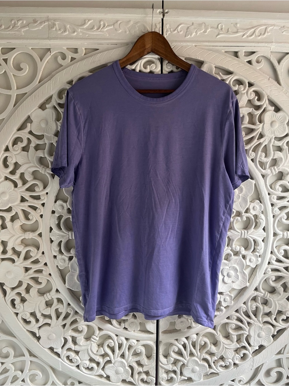 Lululemon Men’s Purple Soft Jersey Crewneck T-Shirt Short Sleeve Medium